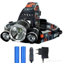 مصباح رأس LED قوي قابل للشحن