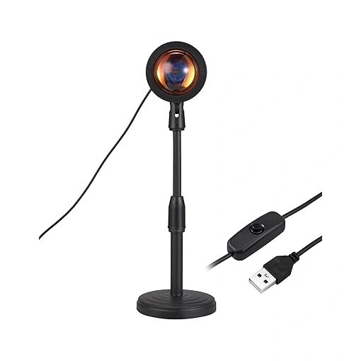 مصباح إسقاط LED قوس قزح إضاءة ساحرة لديكور أنيق وتصوير مذهل