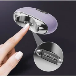 قصافة اظافر اوتوماتيكية قابلة لاعادة الشحن بمنفذ USB مع شاشة عرض للطاقة