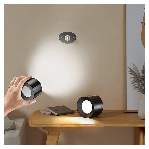 مصباح جداري LED قابل للشحن مع ريموت – إضاءة مزدوجة 3 - صورة 5