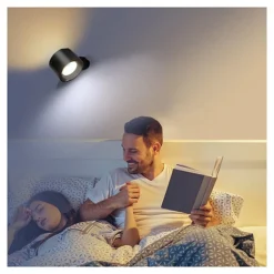 مصباح جداري LED قابل للشحن مع ريموت – إضاءة مزدوجة 3 - صورة 6