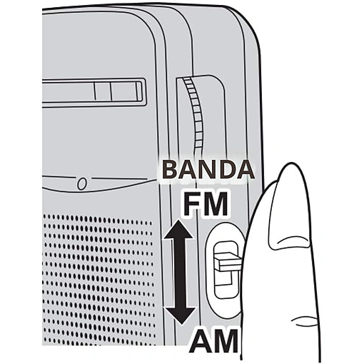 راديو محمول AM/FM RF-P50 تصميم صغير - صورة 6