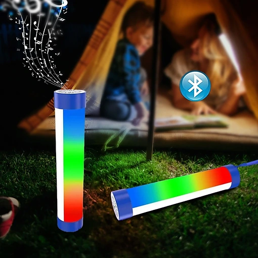 مصباح إضاءة RGB مع مكبر صوت بلوتوث بثلاثة أوضاع لإضاءة مثالية وصوت رائع - صورة 2
