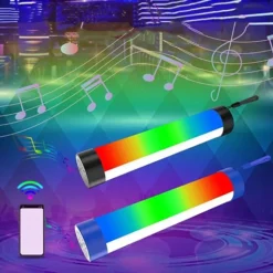 مصباح إضاءة RGB مع مكبر صوت بلوتوث بثلاثة أوضاع لإضاءة مثالية وصوت رائع - صورة 3