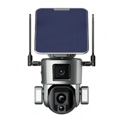 كاميرا S5 شمسية 4K بعدستين وتقريب بصري 20 تغطية كاملة واتصال Wi-Fi و4G - صورة 13