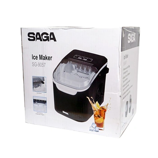 صانعة ثلج 12 كجم من Saga إنتاج سريع مع شاشة LED - صورة 3