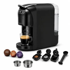 ماكينة قهوة متعددة الكبسولات 4 في 1 ضغط 20 بار بقوة 1400 واط – SAYONA PPS SEM-717