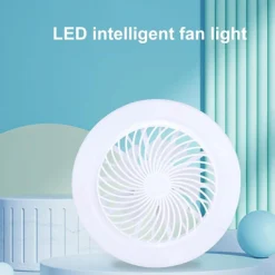 مروحة سقف صامتة باضاءة LED تحكم عن بعد - صورة 7