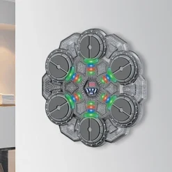 لوح ملاكمة ذكي للأطفال والكبار بإضاءة LED وبلوتوث مع قفازات تدريب - صورة 4