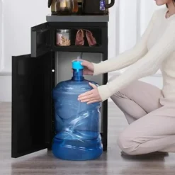 طاولة شاي وقهوة ذكية مع موزع مياه وتحكم عن بعد – ذهبي - صورة 4