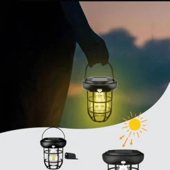 مصباح الحديقة والممرات يعمل بالطاقة الشمسية مع مستشعر للحركة
