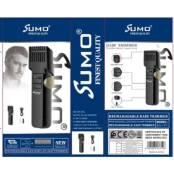 ماكينة تشذيب الشعر الاحترافية SUMO شاشة LED وشحن USB-C - صورة 2