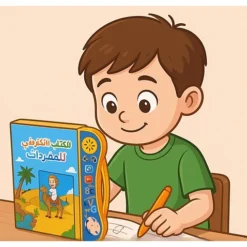 كتاب إلكتروني صوتي بثلاث لغات للأطفال عربي، إنجليزي، فرنسي + أدعية إسلامية - صورة 4