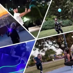 لعبة الحبل المضيء بتقنية UV وسرعات متعددة تجربة ممتعة للأطفال والكبار - صورة 7