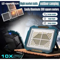 مصباح طاقة شمسية LED متعدد الوظائف W8148-4 - صورة 3