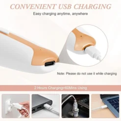 ماكينة حلاقة نسائية لاسلكية 4 في 1 للجسم والوجه مع شحن USB وشاشة عرض - صورة 6