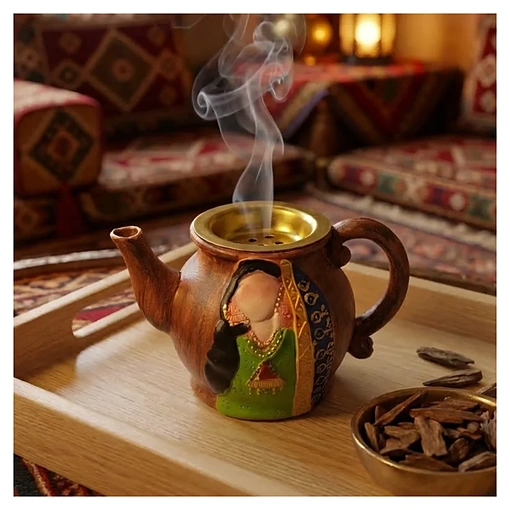 مبخرة خشبية لزينة رمضان