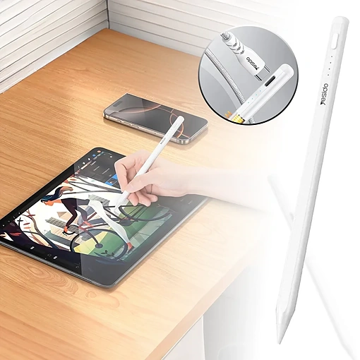 قلم مغناطيسي ذكي لأجهزة iPad يعمل بالشحن Type-C من Yesido – موديل ST17