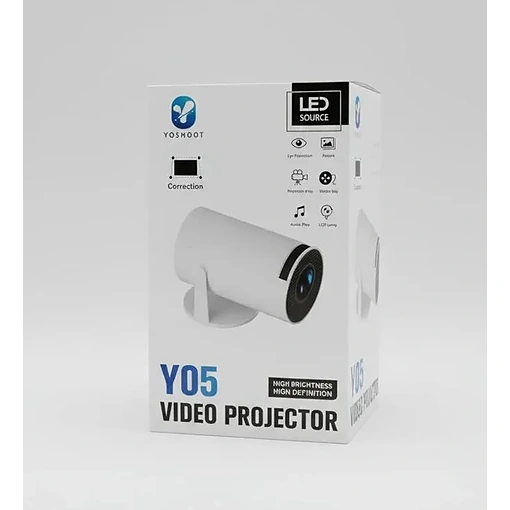 جهاز عرض Yoshoot Y05 LED ذكي بدقة HD مع WiFi 6 وBluetooth 5.0 ودعم Full HD - صورة 2